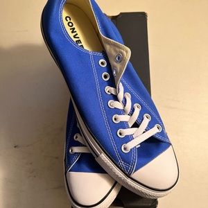 royal blue chucks low top